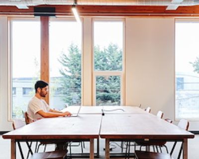 Work collaboratively with those you know and those you have yet to meet.. Phone Phone booths available on a first come, first serve basis. Some time limitations apply. Accessibility Bike Rack Bike parking is limited. Please see staff for access. Coffee/Tea Filtered Water Hosted Reception Kitchen Access not included with meeting room rentals. Shower