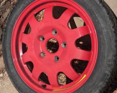 Porsche Spacer Saver Spare Wheel and Tire