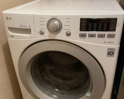 * LG front load washer and "top of the line" dryer *