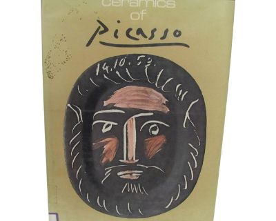 Book "Ceramics of Picasso" 1st Ed 1985 Hc Dj Boston Public Library Deaccession 223 Images