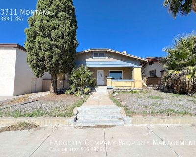 3 Bedroom 1BA 1944 ft Pet-Friendly Single-family home For Rent in El Paso, TX