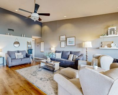 Avg / night: $338. Lavish lakefront retreat in private island community with pools, tennis, & gym | Located in Lago Vista, TX | 4.73 Stars | 3 Bed, 2 Bath | No Pets. No pets. Max 8 guests. Boasting a sophisticated interior, a private balcony with an outdoor lounge, and expansive water views from inside and out, lakefront dreams come true at this three-bed/two-bath retreat. This condo is part of...