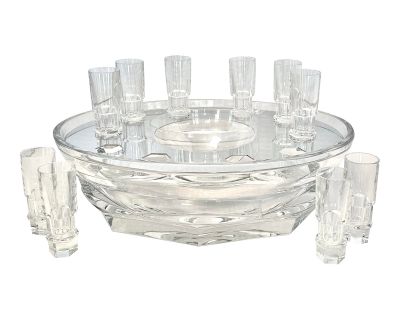 Baccarat Harcourt Abysse Caviar / Vodka Serving Set - 13 Pieces