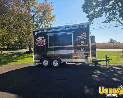 BRAND NEW 2025 8' x 14' Kitchen Food Concession Trailer with Pro-Fire System
