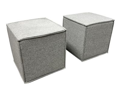 Blu Dot Otto Ottomans, a Pair