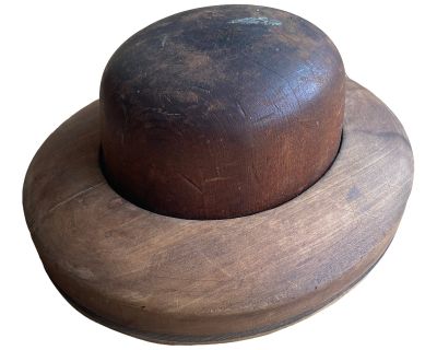 Antique Derby Hat Block Mold