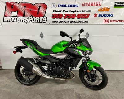 Condition: New, Make: Kawasaki, Model: Z500 ABS, Year: 2024, Color: Candy Lime Green / Metallic Flat Spark Black / Metallic Graphite Gray, Dealer: Pro Motorsports, Phone: 319-758-6117. ALL EYES ON YOU All eyes are on you when riding the all-new Z500 ABS supernaked. With distinctive bodywork and a powerful 451cc engine, this aggressively styled streetfighter is for those who are not afraid to be...