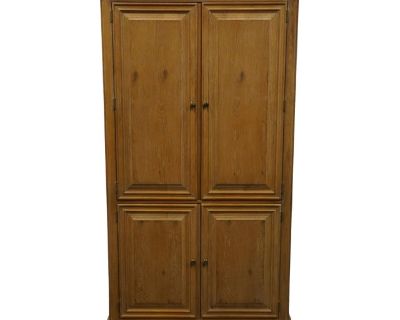 Stanley Furniture Bleached Oak Coastal Contemporary Modern 42" Clothing Armoire 76313-14