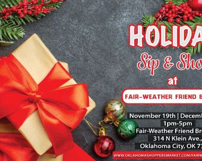 HOLIDAY SIP & SHOP AT FAIR-WEATHER FRIEND BREWERY