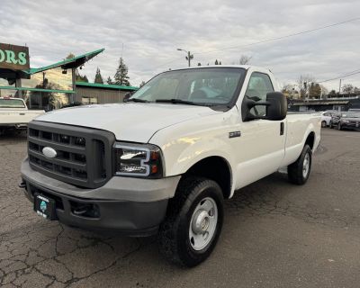 VIN: 1FTNF21595EB82477. 279,372 miles. AM/FM Stereo, Anti-Lock Brakes (ABS), Dual Front Airbags, Power Steering, Tilt Wheel, 2005 FORD F250 SUPER DUTY XLT 4X4 CLEAN TITLE, CLEAN CARFAX NO ACCIDENTS 53 DEALERSHIP SERVICE RECORDS 4 WHEEL DRIVE RUNS AND DRIVES GREAT ALPINE MOTORS DL0577 13700 SE MCLOUGHLIN BLVD, 97222 ,