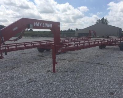 New Hayliner Self Unloading Bale Trailer