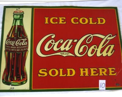ANTIQUE 1931 COCA-COLA SIGNS