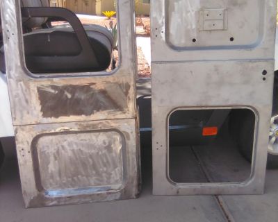 1977 FJ40 ambulance doors, TP Trans. cover.