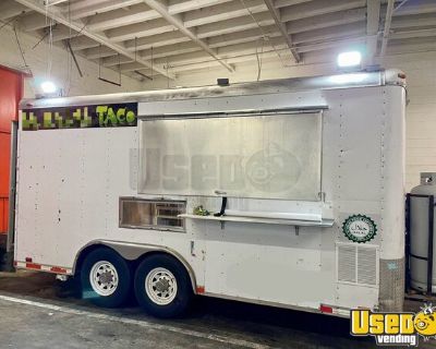 8' x 16' Street Food Concession Trailer with 2023 Kitchen Build-Out