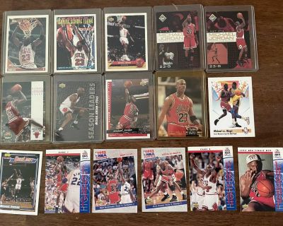 Assortment Michael Jordan cards