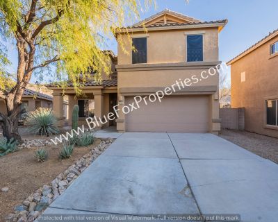 39347 S Old Arena Dr. Discover this inviting 4 bedroom-2.5 bathroom home nestled in the sought-after Eagle Crest Ranch community, situated on a cul-de-sac. Upon entry, you're welcomed by a formal living and dining room that seamlessly flows into an open-concept family room and casual dining area adjacent to the kitchen. The kitchen is well-appointed with a stove, built-in microwave, refrigerato...