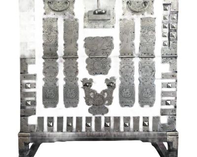 19th Century Korean Bandaji Chest Pyongyang Joseon Dynasty