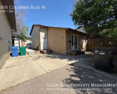 4 Bedroom 2BA Pet-Friendly Single-family home For Rent in Lethbridge, AB