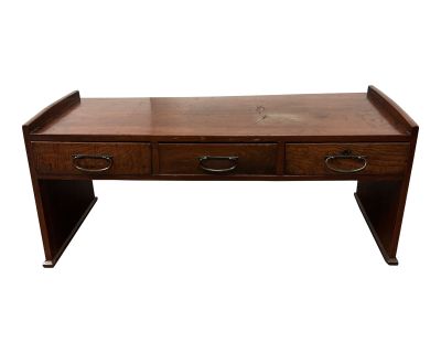 Antique Japanese Sitting Work Bench