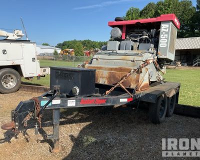 2007 Asphalt Zipper AZ-500 Cold Planer Attachment on 2006 Williamson T/A Trailer