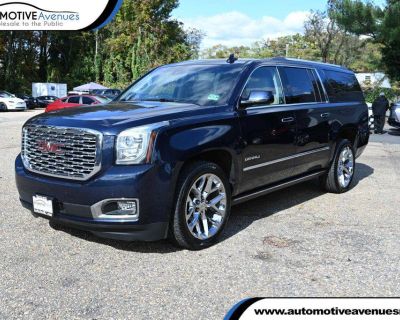 2 previous owner(s). Mileage: 0. SUV. Fuel Type: Gas. Just arrived is this bigtime-towing, NONSMOKER 2018 GMC Yukon XL Denali with 4WD! This loaded, immense SUV boasts an upscale cabin, tons of cargo space, and a silky ride quality with upgraded suspension! The 2018 GMC Yukon XL's nine-seating capacity and strong towing power (up to 8,300 pounds) make it ideal for big families and recreational ...