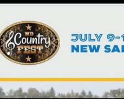 ND Countryfest Tickets!! . 2 tickets, GENERAL admission, all FOUR days.