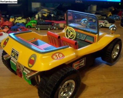 TAIYO 60's NO-FALL vw buggy / tin RARE top-less!