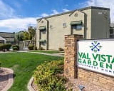 1 Bedroom 1BA 650 ft² Pet-Friendly Apartment For Rent in Mesa, AZ Val Vista Gardens Apartments