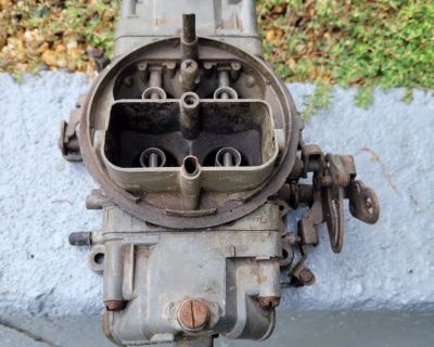Holley 650 CFM 4bbl Double Pumper Carburetor 4777 3124 needs rebuilt will ship