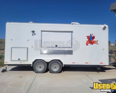 Turnkey - 2022 8' x 20' Pizza Food Concession Trailer with Fire Suppression System