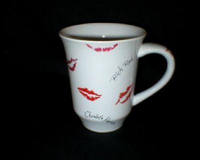 Mary Kay Advertising Collectible Coffee Mug - Lipstick Kisses - Only displayed