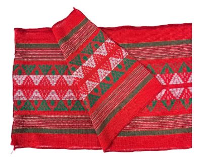 Scandinavian Style Christmas / Holiday Colored Table Runner 86 Inches