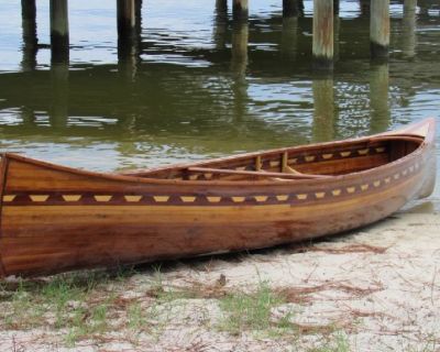 Wood Strip Canoe