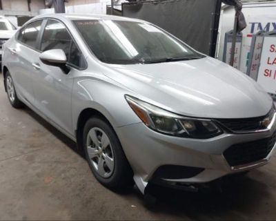 Salvage Gray 2017 Chevrolet Cruze Ls Auto