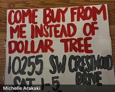 Come buy from me instead of Dollar tree