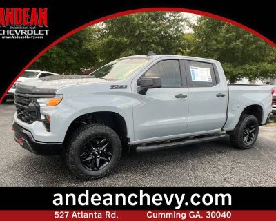 1 previous owner(s). Mileage: 0. Pickup Truck. Fuel Type: Gas. CARFAX One-Owner. Clean CARFAX. Stop in to check out this one-owner 2024 Chevrolet Silverado 1500 Custom Trail Boss! Includes a 10-Way Power Driver Seat w/Lumbar, 120-Volt Bed Mounted Power Outlet, 120-Volt Interior Power Outlet, 3.5 Monochromatic Display Driver Info Center, 40/20/40 Front Split-Bench Seat, 6-Speaker Audio System, A...