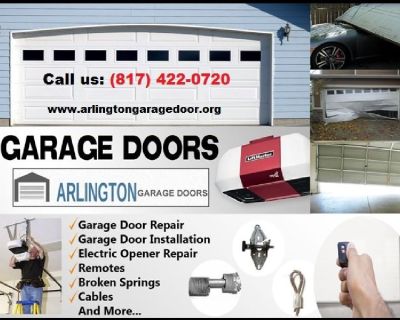 Top Most Rated Garage Door Opener Repair Services in Arlington Dallas, 76006 TX