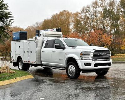 2024 RAM 5500 Laramie 4x4 Cummins Service Truck with Cobra 5500 Crane