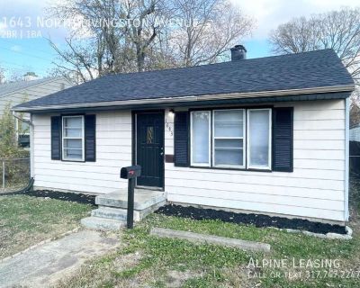 1643 North Livingston Avenue. $950 rent for a 2-year lease; $995 rent for a 1-year lease -only 1/2 mile from legendary Indianapolis Motor Speedway & just minutes from downtown -1.5 car garage/workshop combo (has electricity) -fenced-in backyard -shed in backyard for additional storage -off-street parking area next to garage -refinished hardwood floors in common areas ALERT - ALPINE LEASING DOES...