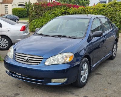 2003 Toyota corolla s premium sedan 4d