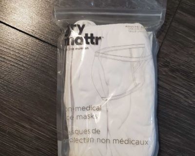 Gry Mattr Adult 10 Masks New in Package
