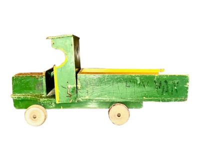 Vintage English Wooden Toy Truck