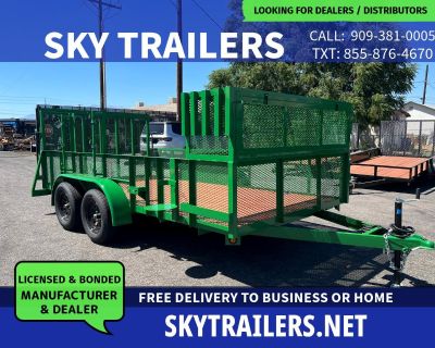 2026 Sky Trailers Utility Trailer 8.5x12x2 (2-3.5K) LANDSCAPE
