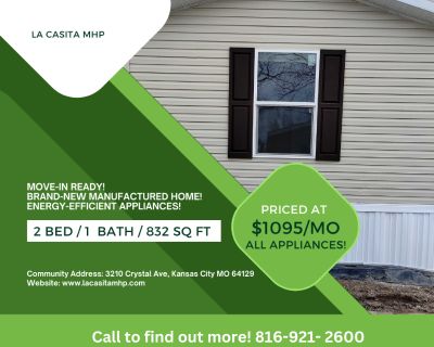 2 Bedroom 1BA 832 ft Mobile Home For Rent in Kansas City, MO