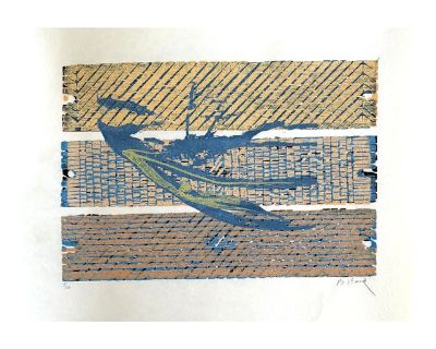 Barbara Beck Mid Century Modern Woodblock Print - Signed/Unframed