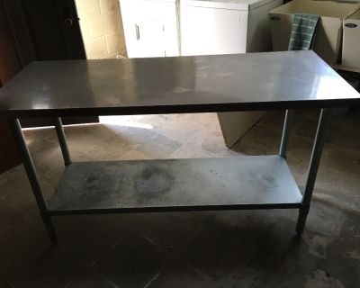 Stainless steel nsf table