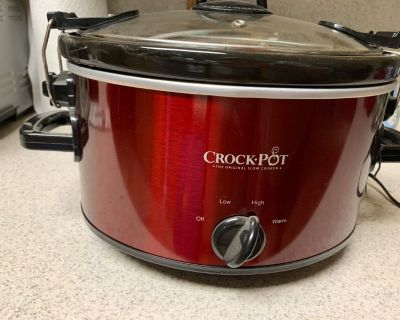 Crockpot Triple Slow Cooker - household items - by owner - housewares sale  - craigslist