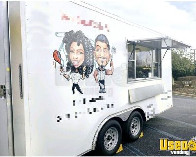 2023 Fully Loaded 8.5' x 16' Food Concession Trailer with 9' Fire Suppression System