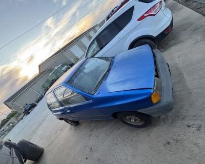 1993 ford festiva needs a radiator and grill and headlight been sitting for a few