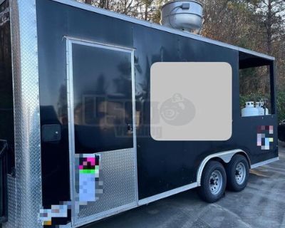 Like-New - 2022 8.5' x 20' Kitchen Food Concession Trailer with 4' Porch